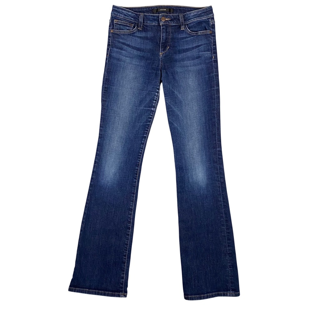 Joe's Jeans Curvy Bootcut‎ Mid Rise Dark Marge Wash Denim Jeans Womens 28 Blue